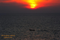 صورتي الاجمل: منظر لبحر يافا لحظة غروب الشمس - تصوير: محمد عكيلة